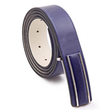 Men's Leather Flat Buckle Belt | Vito Collection