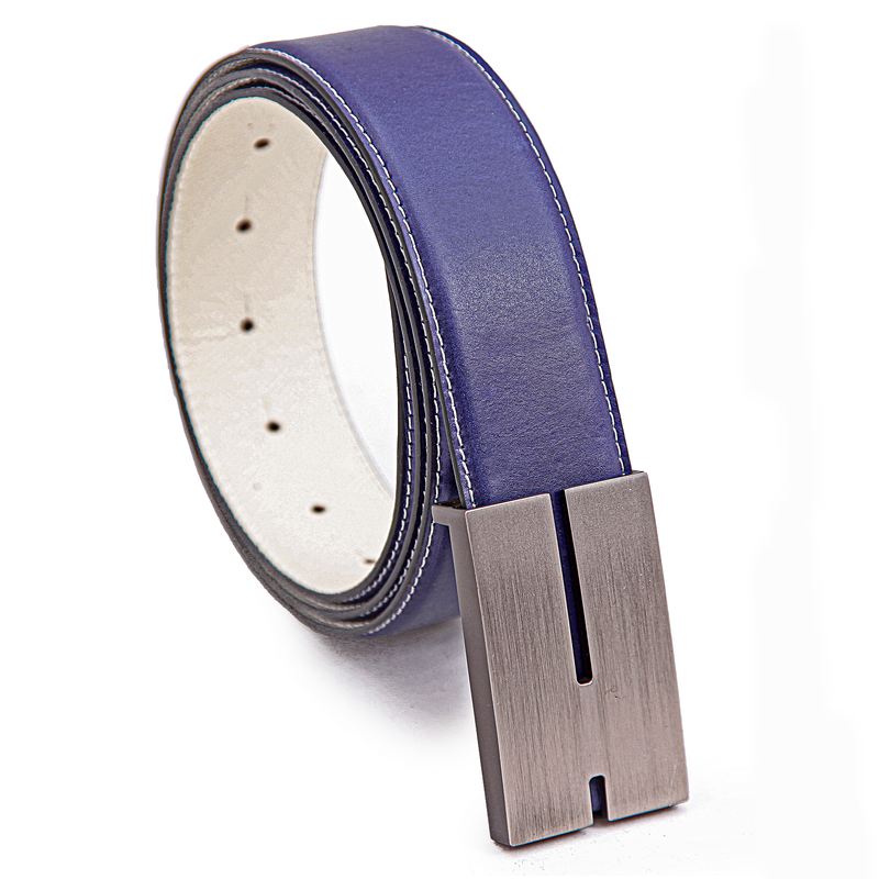 Men's Full Grain Flat Buckle Belt | Freya Collection