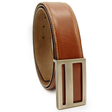 Men's Leather Flat Buckle Belt | Paris Collection