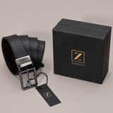 Men's Full Grain Reversible Leather Belt  | Vala Collection