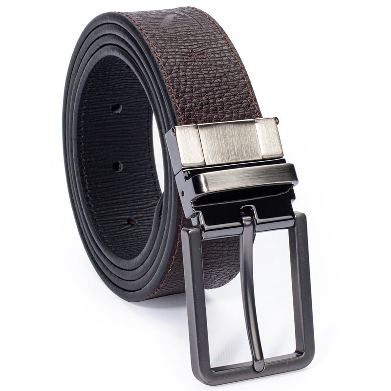 Statesman Leather Belt Brown Onyx Leather - Dalvey