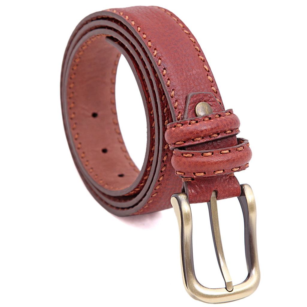 Buckle O Bill Plain Leather Belt