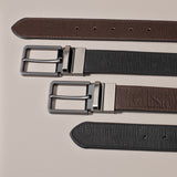 Men's Full Grain Reversible Leather Belt  | Vala Collection